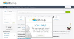 Desktop Screenshot of help.remote-backup.com